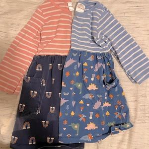 Bundle of 2 Hanna Andersson girls dresses